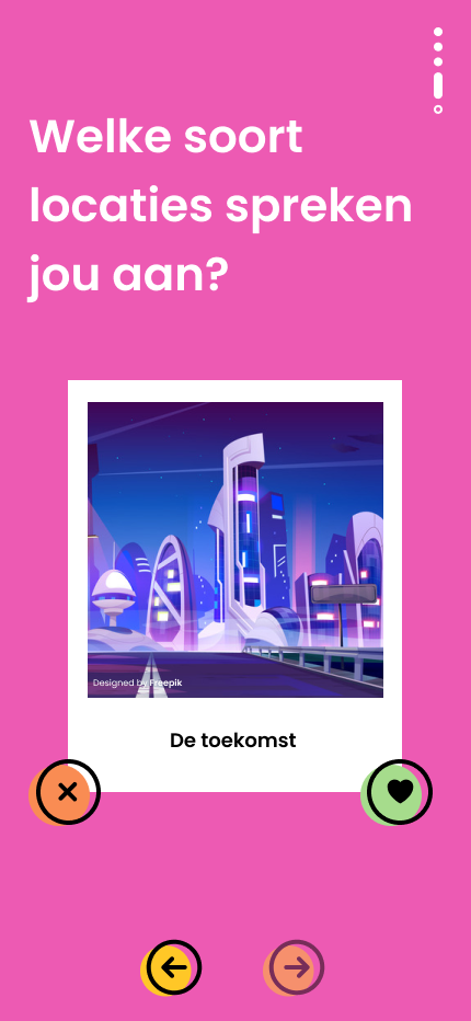 screenshot van een quizvraag